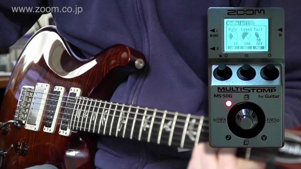Zoom MS-50G Multistomp: (Часть 3) MS-50G как обычная педаль эффектов