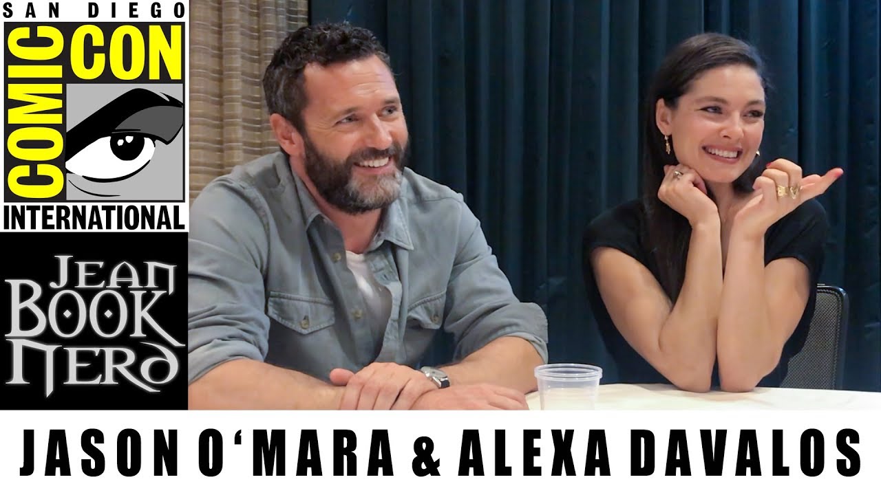 Jason O'Mara & Alexa Davalos - The Man in the High Castle - San Diego Comic Con 2018 - JeanBookNerd
