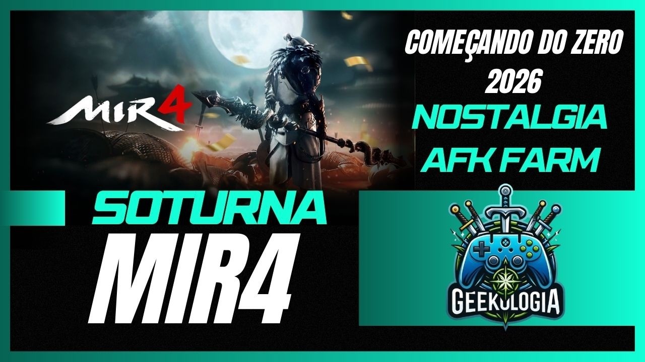 A CLASSE MAIS FORTE? 🔥 Criando uma SOTURNA do 0 no MIR4!