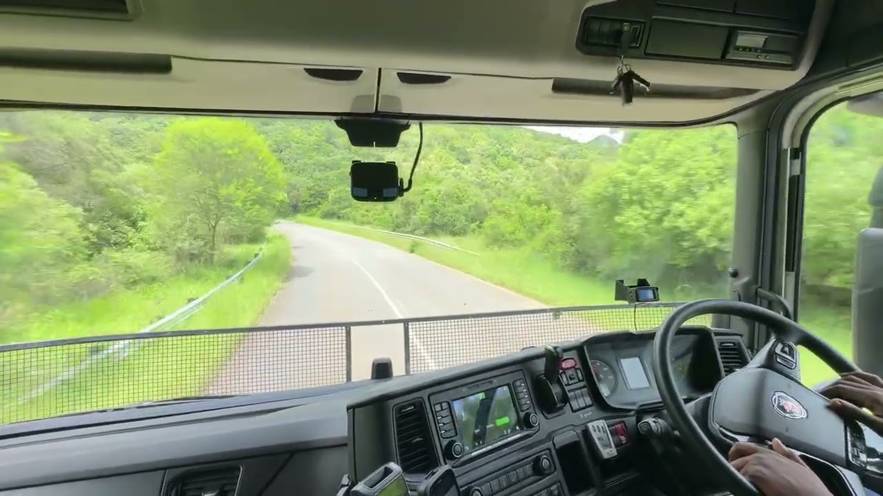 Driving Scania on N4 from malelane to Pretoria 