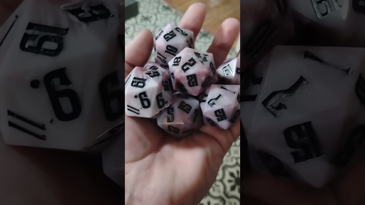 Custom Wedding D20 order #weddingfavors #nat20dicery #handmadedice #customdice #dicegoblin