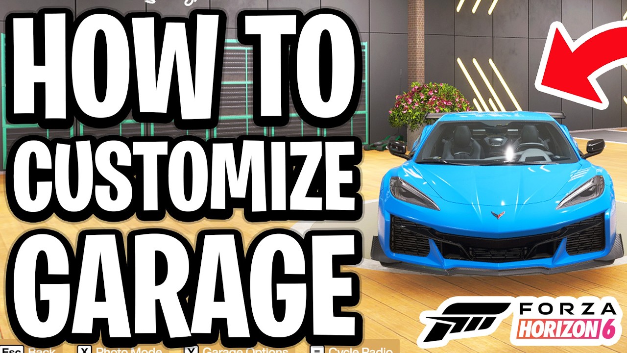How to Customize Garage In Forza Horizon 6 - Full Guide