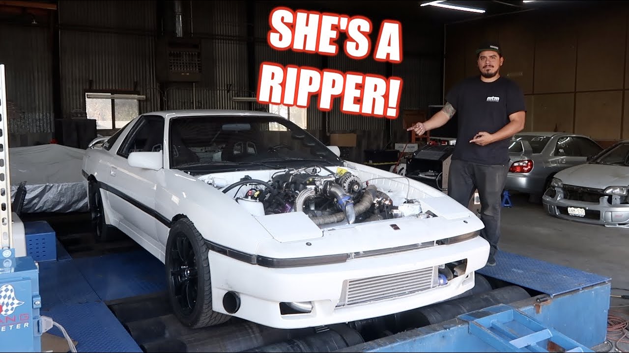 Supra с заменой LS отправляется на динамометрический стенд!