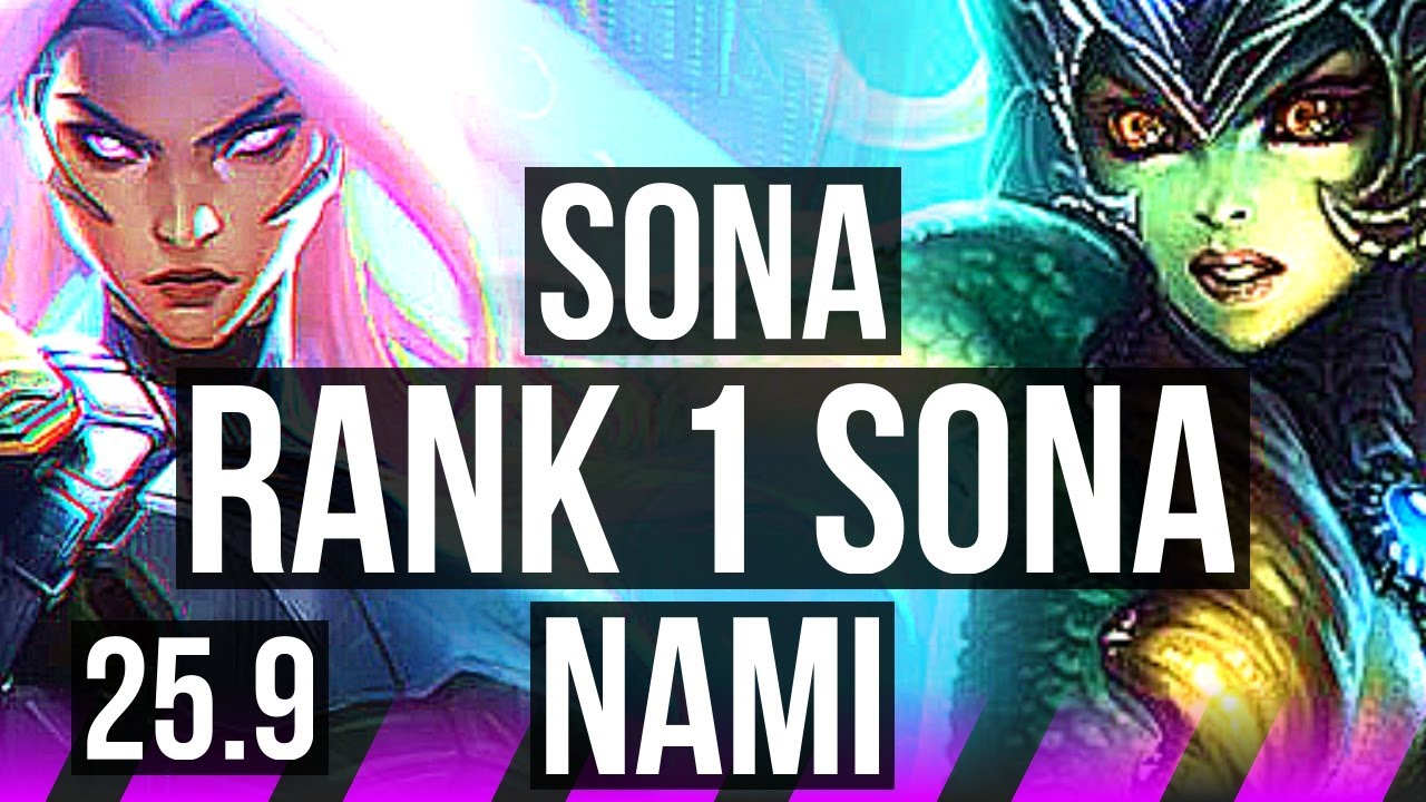 SONA & Jhin vs NAMI & Kai'Sa (SUP) | Rank 1 Sona, 600+ games | EUW Challenger | 25.9