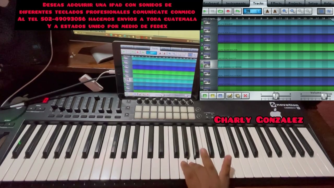 Korg PA1000 Para Ipad // Music Studio // Samples // Charly Gonzalez