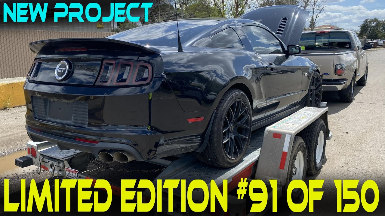 I Bought a Wrecked 2014 Mustang GT Track Pack Limited Edition Hertz Penske GT 91 of 150 Part 1