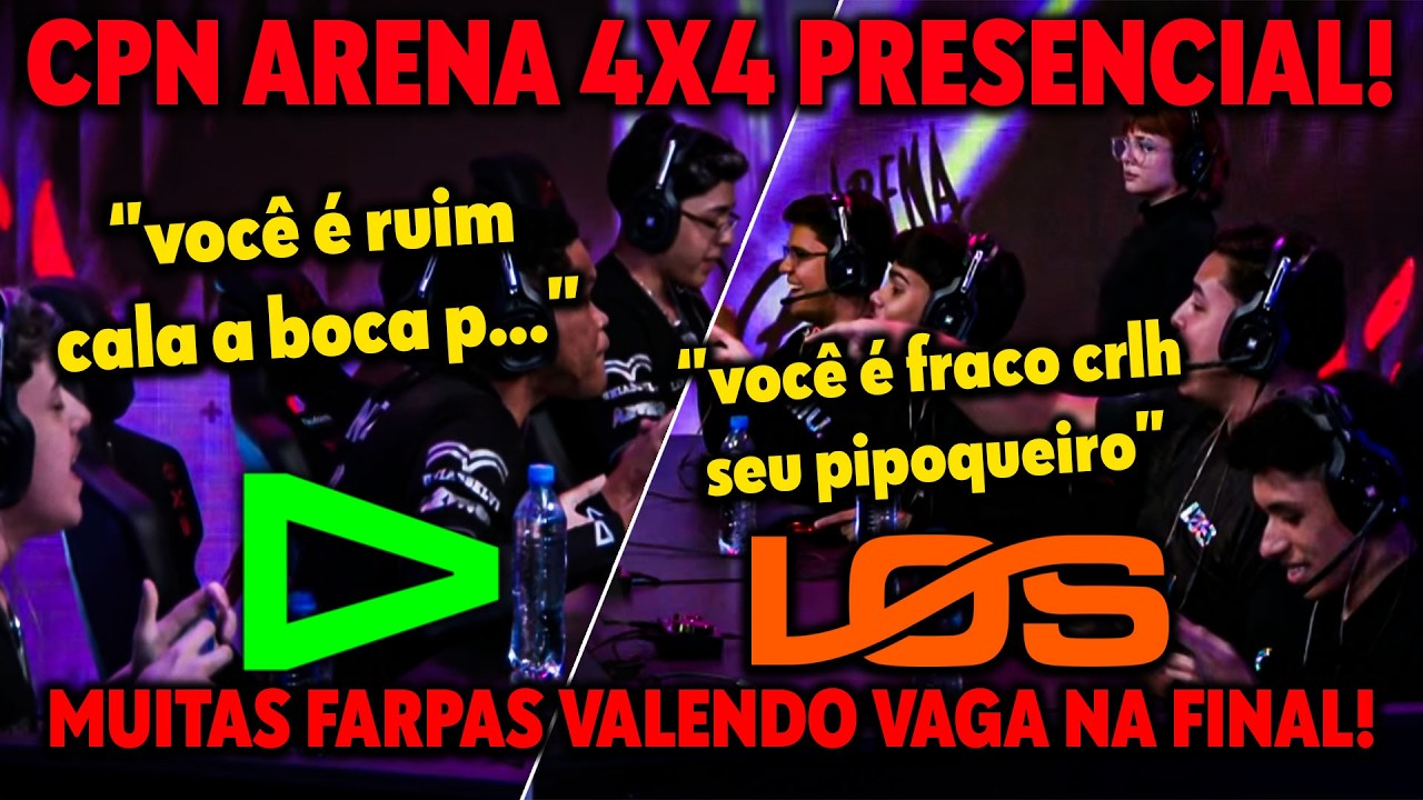 FARPA PESADA! LOS vs LOUD VALENDO VAGA NA GRANDE FINAL DA CPN ARENA 4x4 PRESENCIAL!