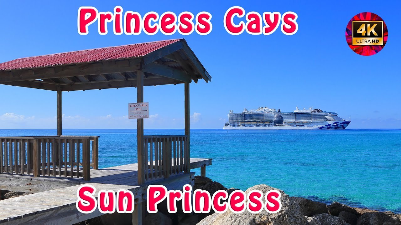 Sun Princess Shore Excursion | Ferry Ride Tour | Princess Cays Bahamas | 4K
