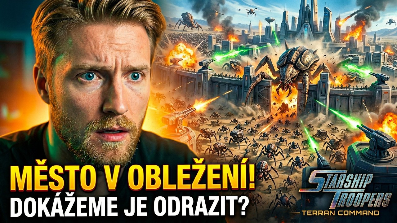 MĚSTO V PLAMENECH! 🔥 Dokážeme zastavit tisíce brouků? | Starship Troopers Terran Command CZ #27