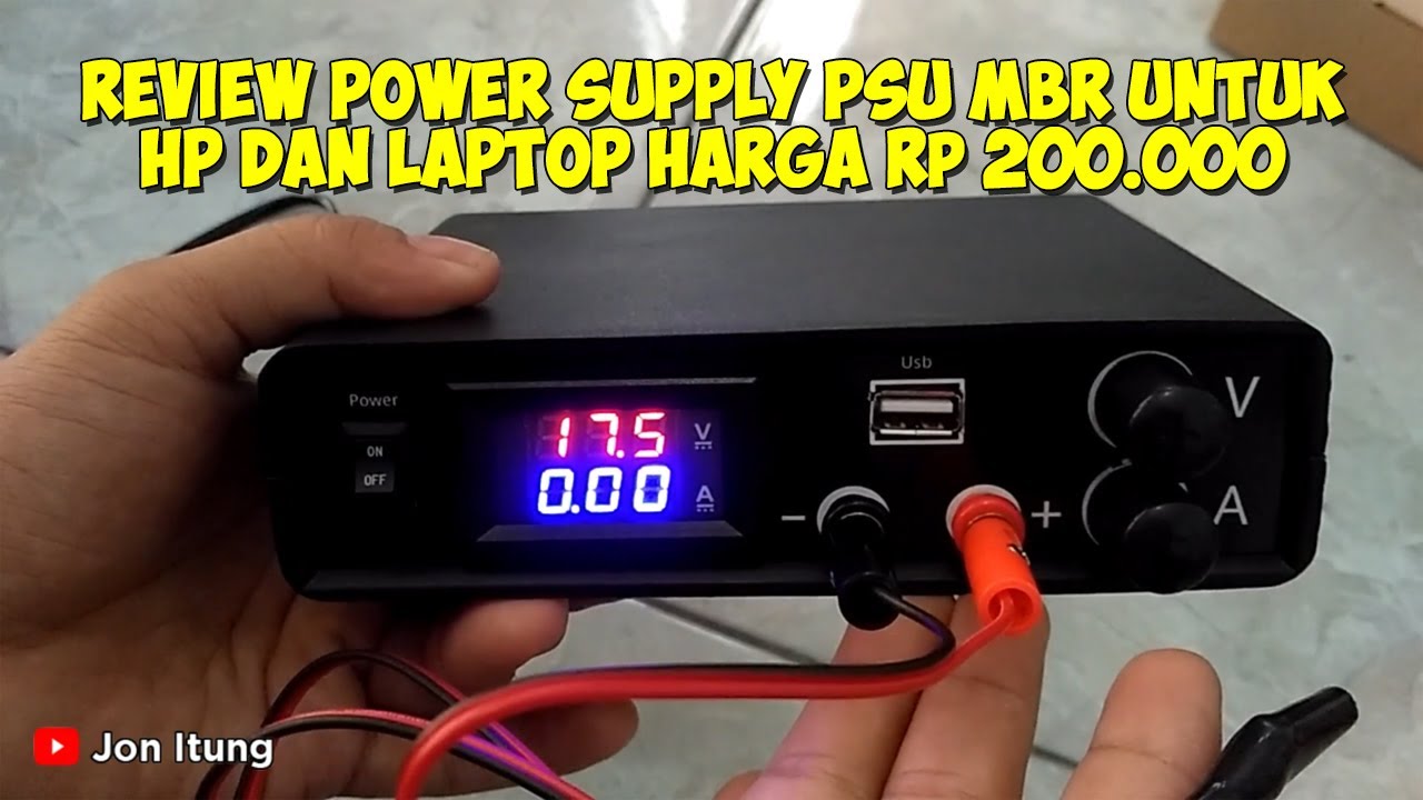 Review Power Supply PSU MBR Untuk Hp Dan Laptop Harga Rp 200.000