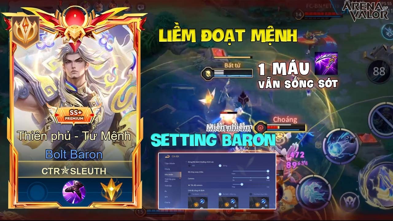 Liềm Đoạt Mệnh - Liệu Có Phù Hợp Cho Bolt Baron Trong Mùa Hiện Tại? | Liên Quân Mobile