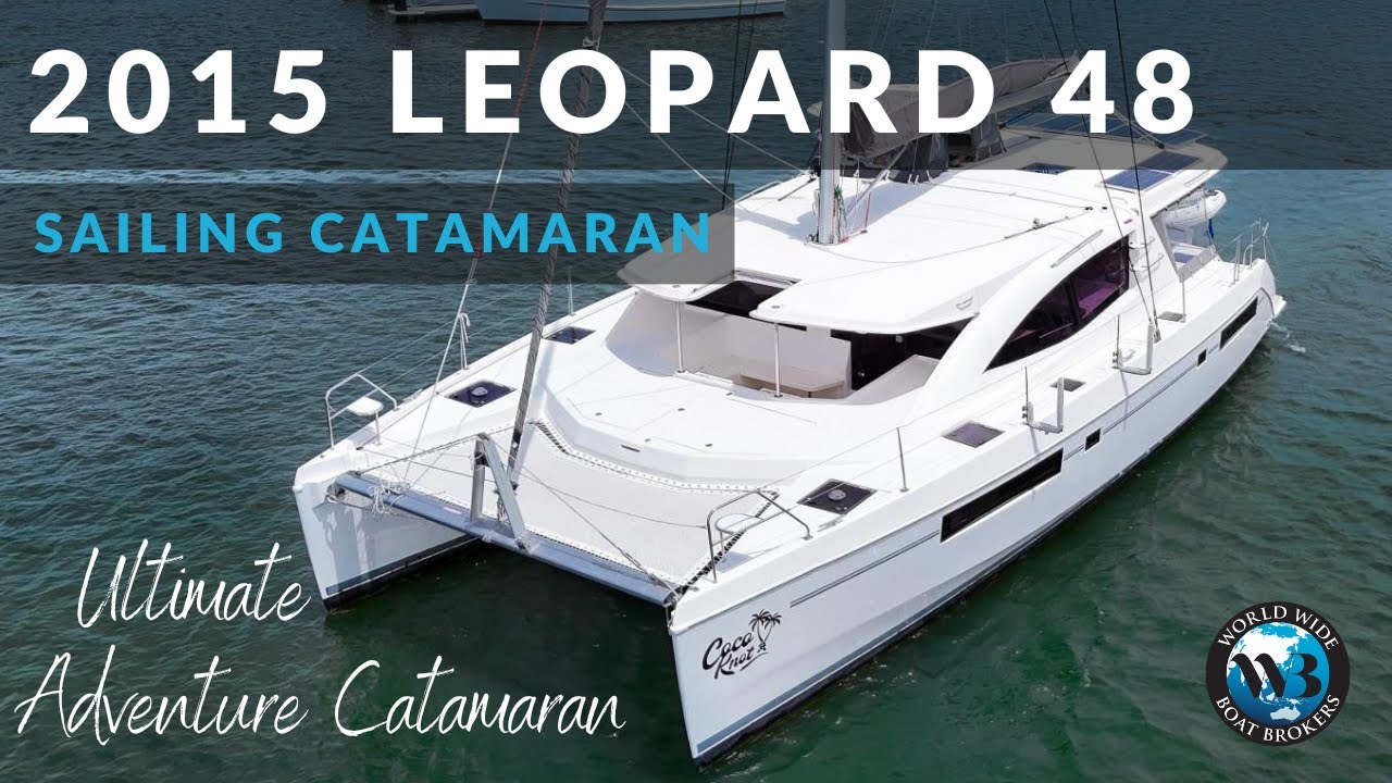 Катамаран Perfect Adventure - Leopard 48 Sailing Cat 2015 года. Продаётся.