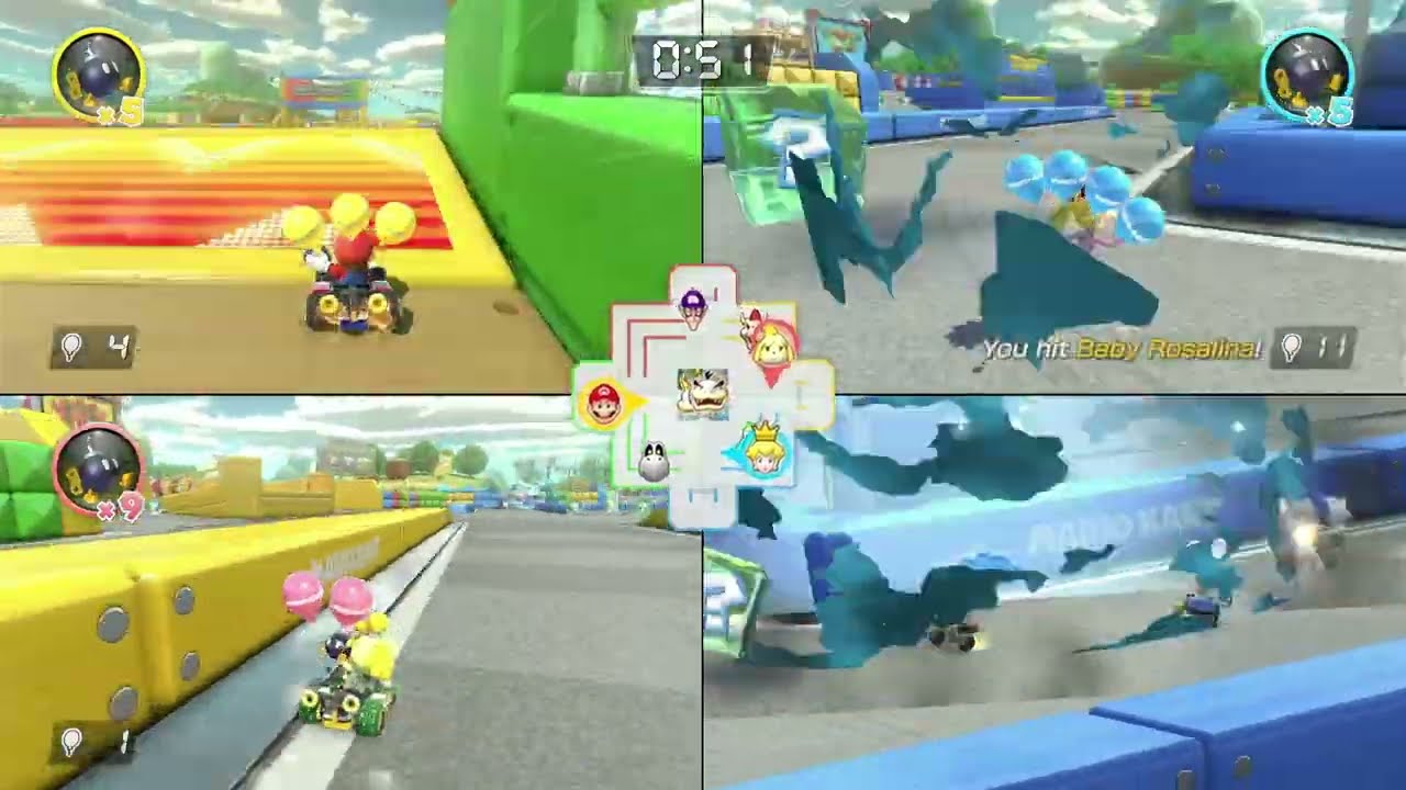 Mario Kart 8 Deluxe : Battle Bob-omb Blast
