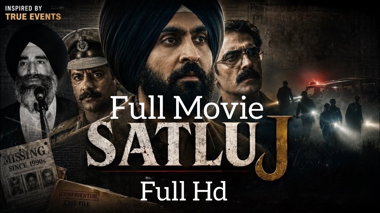 Satluj Full Movie ( Punjab  95) Diljit Dosanjh | Jaswant Singh Khalra Movie Zee Orignal