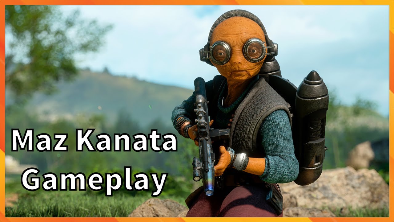 Maz Kanata Gameplay Star Wars Battlefront 2