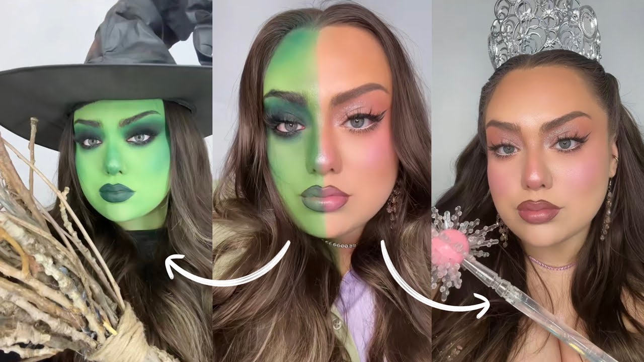 Превращаемся в Глинду и Эльфабу 🩷💚 |*ЗЛОБНАЯ ПОДБОРКА*