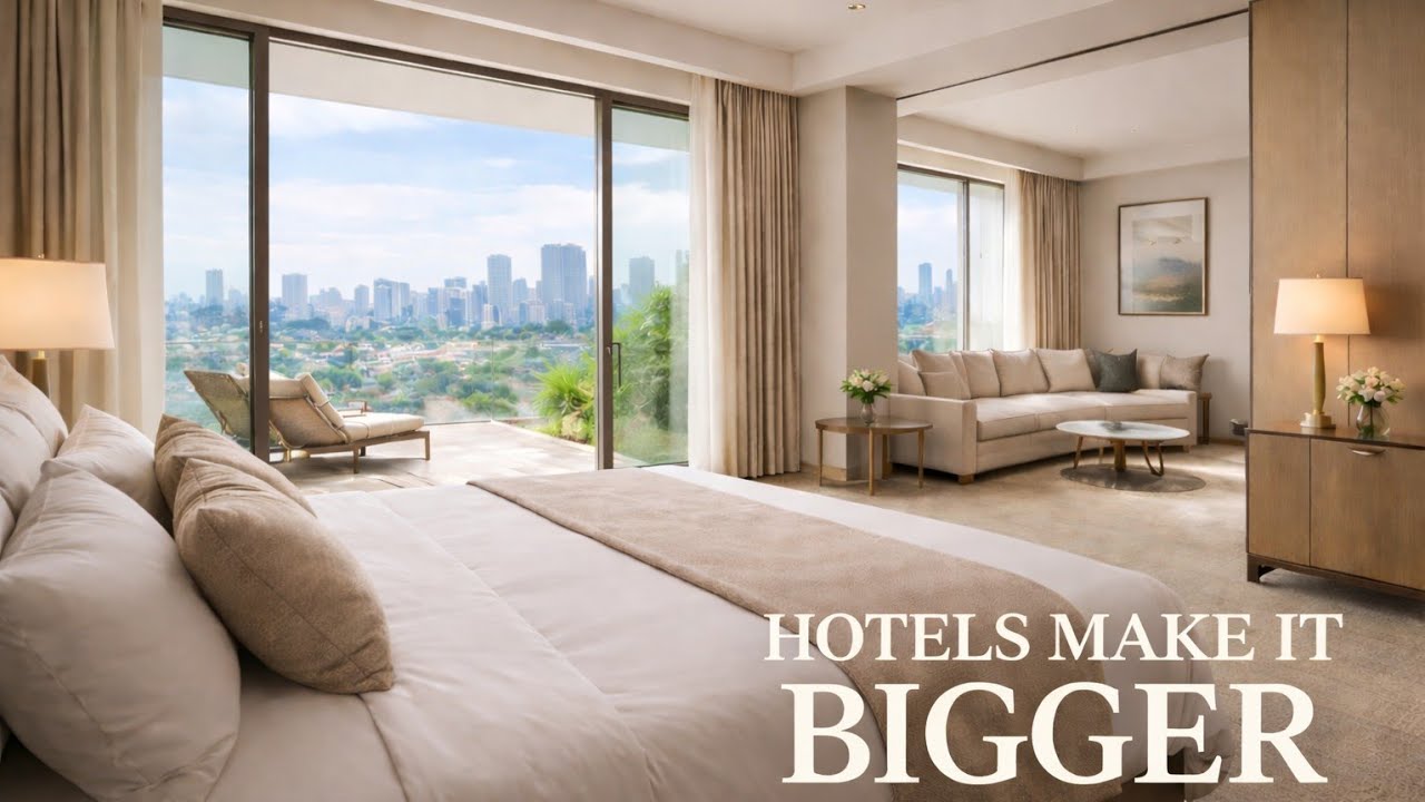 Почему отели создают ощущение простора в маленьких номерах
