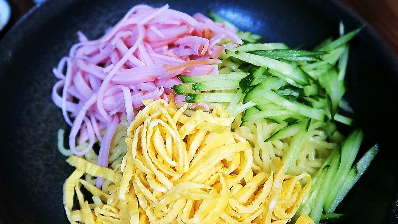 Японская кухня｜Рецепт соуса ХИЯСИ ЧУКА｜Как приготовить японский летний холодный салат рамен