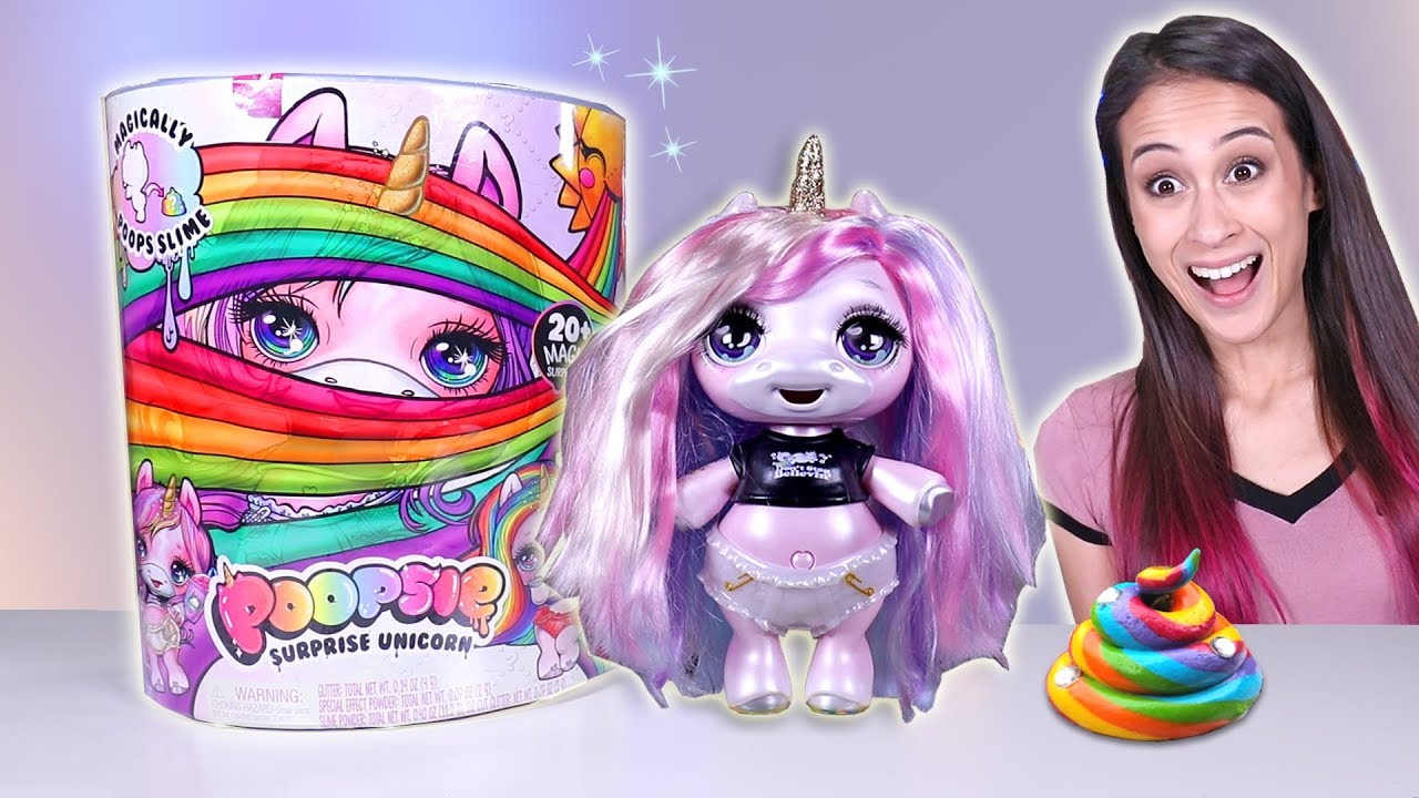 DIT SPEELTJE POEPT ÉCHT SLIJM! - POOPSIE SURPRISE UNICORN TESTEN || Slime Sunday
