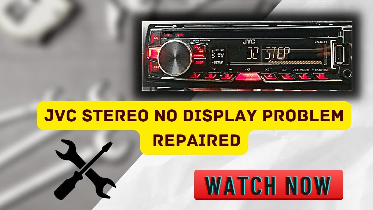 Jvc no display problem😫😫😫😫 solved in 7 mint😍😍😍😍🥰🥰🥰