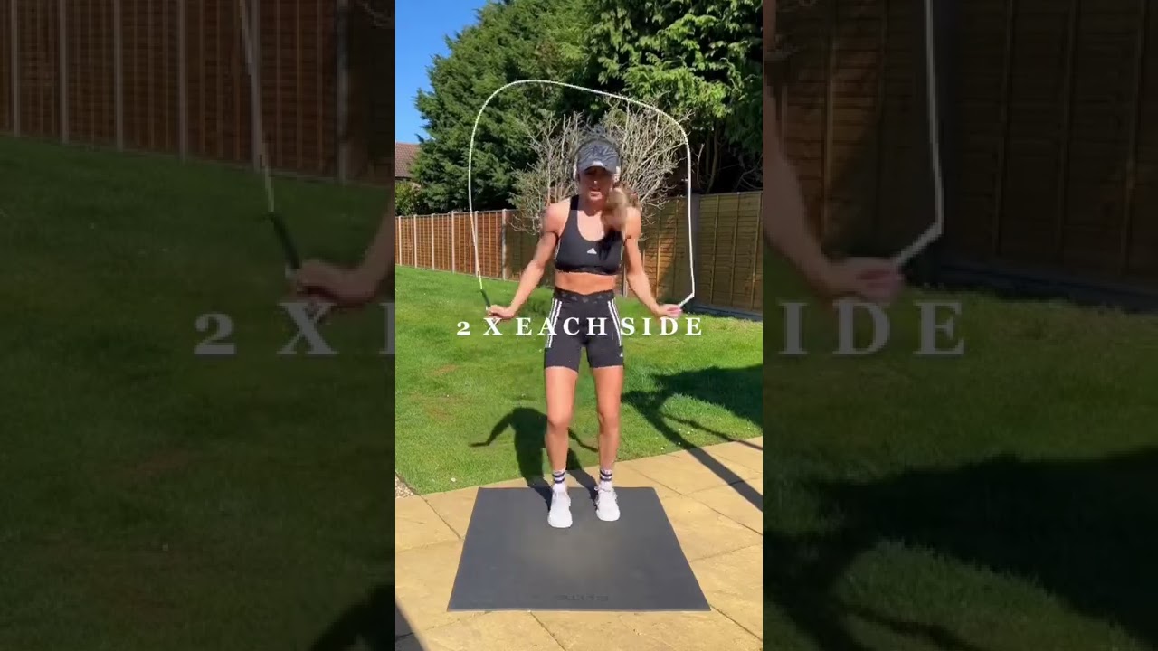 Try these boxer step variations 🥊 #boxer #boxerstep #jumprope #skipping