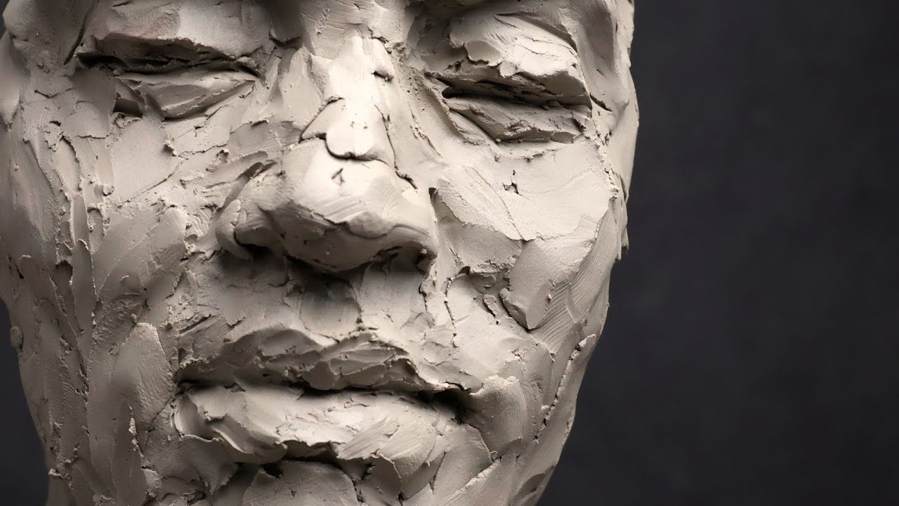 Watch How I Sculpt This Face | Clay Portrait (No Talking)