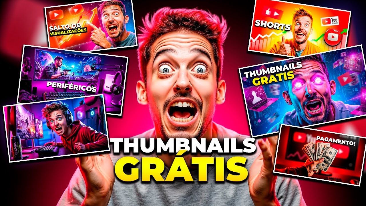 ⚡A Melhor IA para Criar Thumbnails Profissionais!