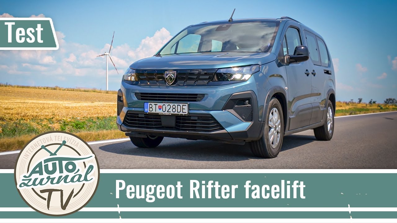 Nový Peugeot Rifter Facelift 1.5 BlueHDi 2024 TEST 4K: Všetky zmeny podrobne