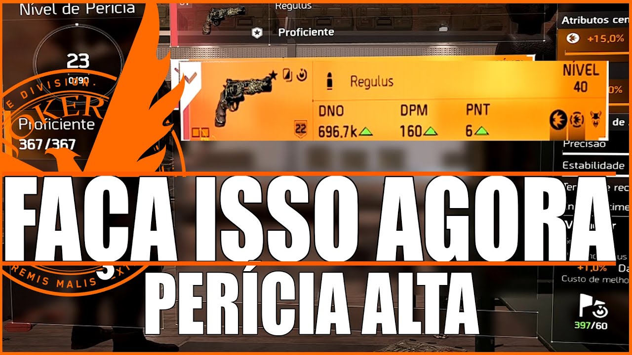 THE DIVISION 2 - LEVEL 23 DE PERÍCIA EM TODOS OS ITENS, ROTA NA DZ DROP DE COMP. EXÓTICOS