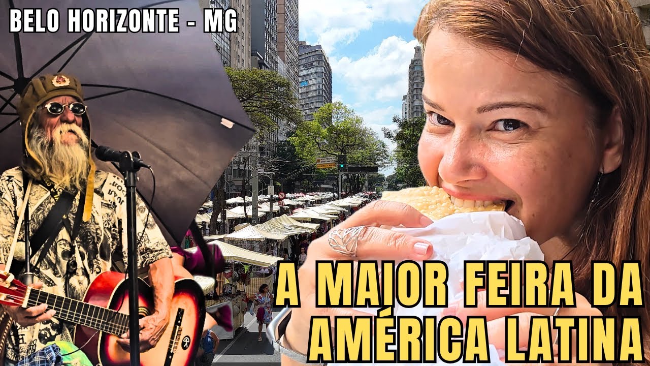 POR QUE você PRECISA ir na MELHOR feira que já VISITAMOS? - Feira da Afonso Pena em Belo Horizonte