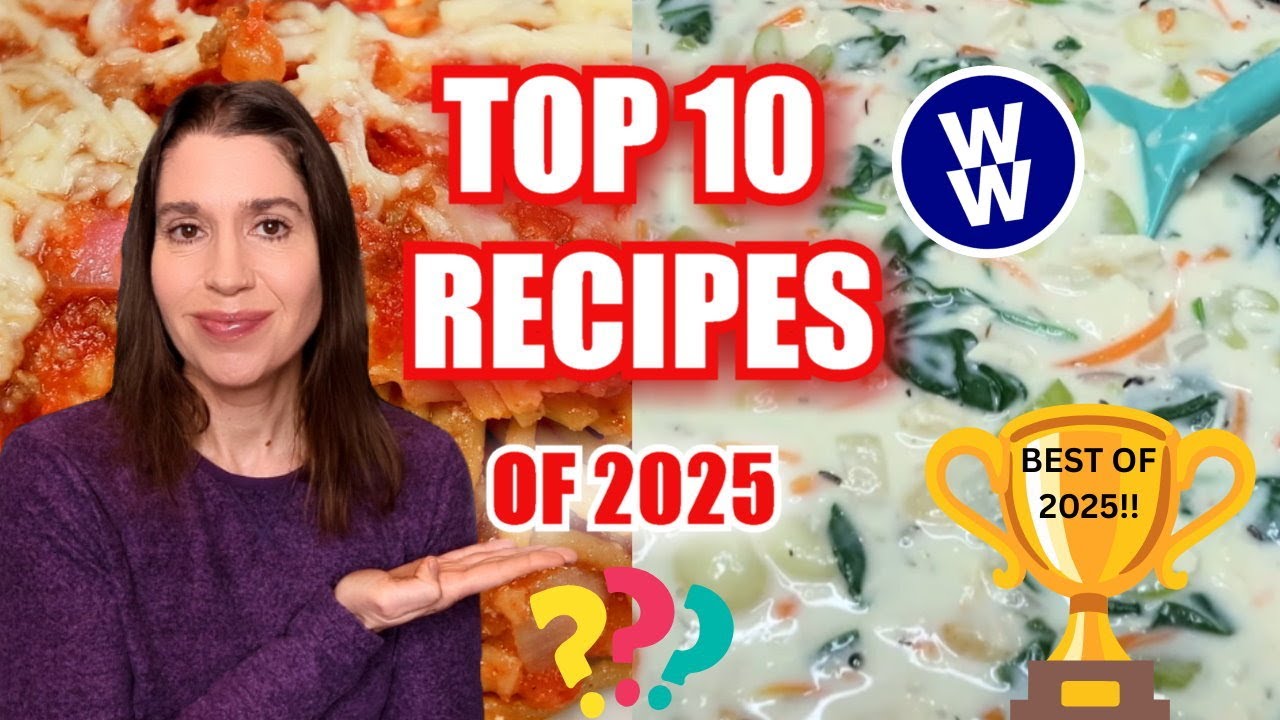 TOP 10 Recipes of 2025!!🏆😀❤️ Most Popular NEW SKINNY RECIPES of the Year!  Weight Watchers Friendly!