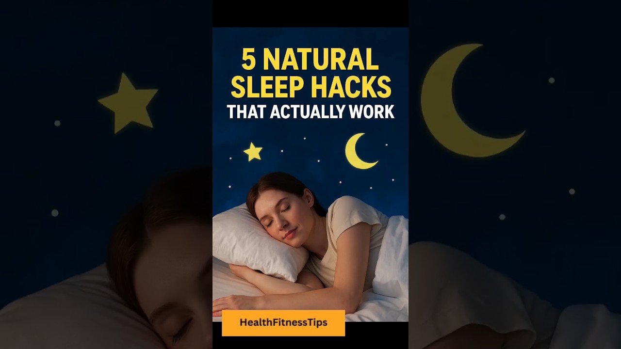 5 NATURAL SLEEP HACKS THAT ACTUALLY WORK! 