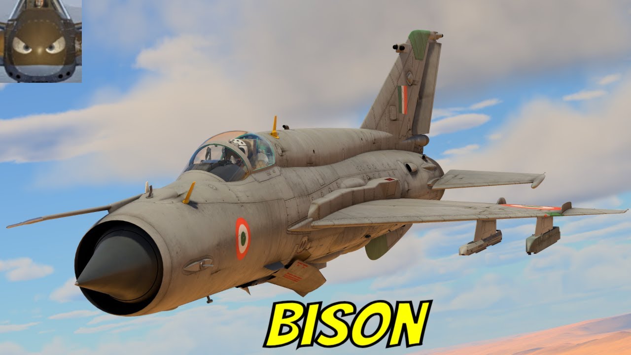 War Thunder SIM — Индийский МиГ 21 — Бизон