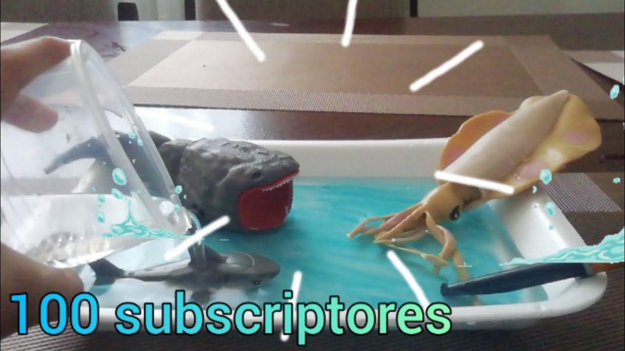 Como hacer un lago para tus figuras de peces (metemos a THE BLOOP) 🐬🐟🦈🐋