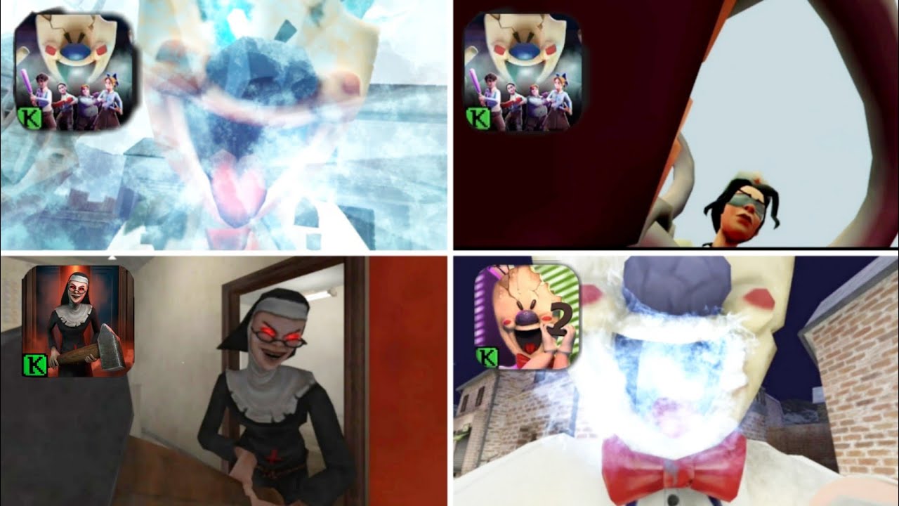 Jumpscare By- Rod: Horror Brawl vs Ice Scream 2 vs Sister Madeline: vs Evil Nun Maze vs Horror Brawl