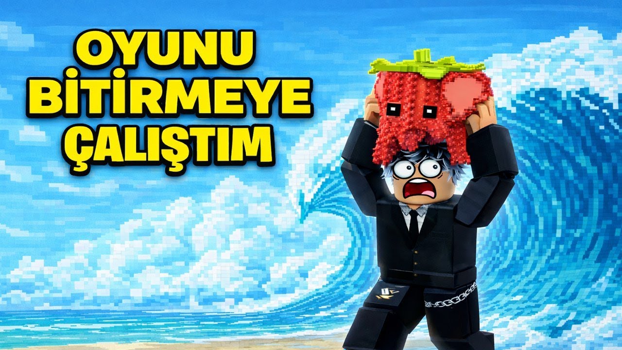 Escape Tsunami for Brainrot’u Bitirmeye Çalıştım 😱🌊｜Escape Tsunami for Brainrots｜Roblox