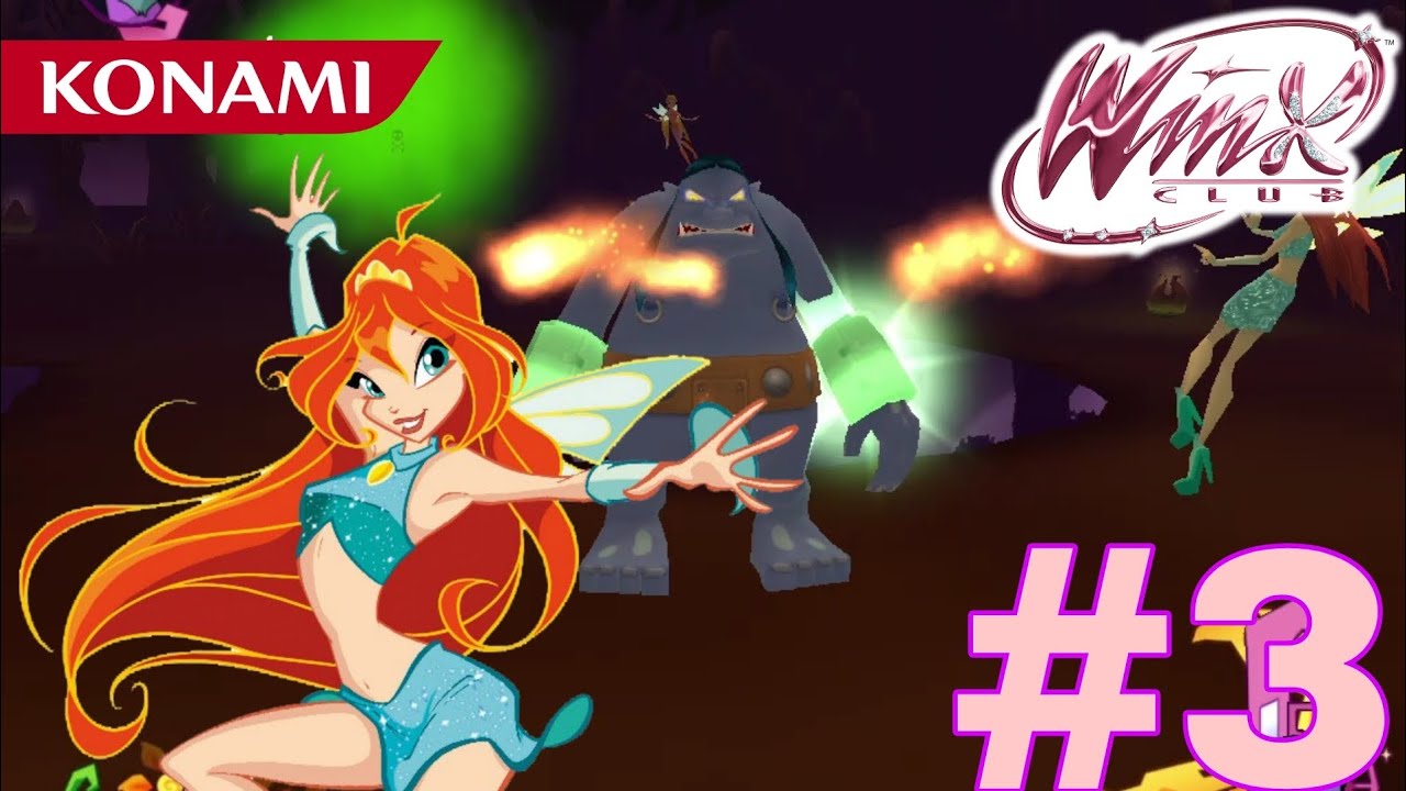Winx Club Part 4 (PC) Black Mud Swamp - Beeting The Troll