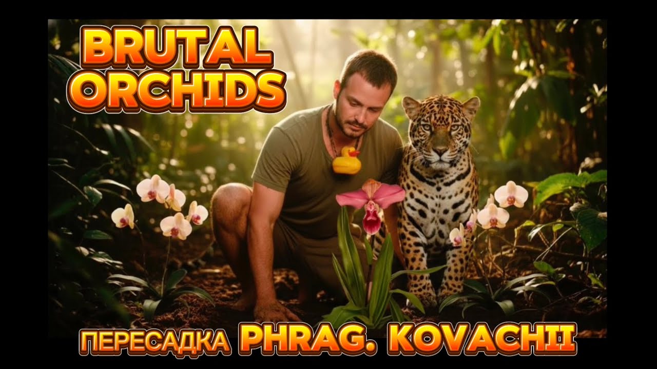 Пересадка Phragmipedium kovachii