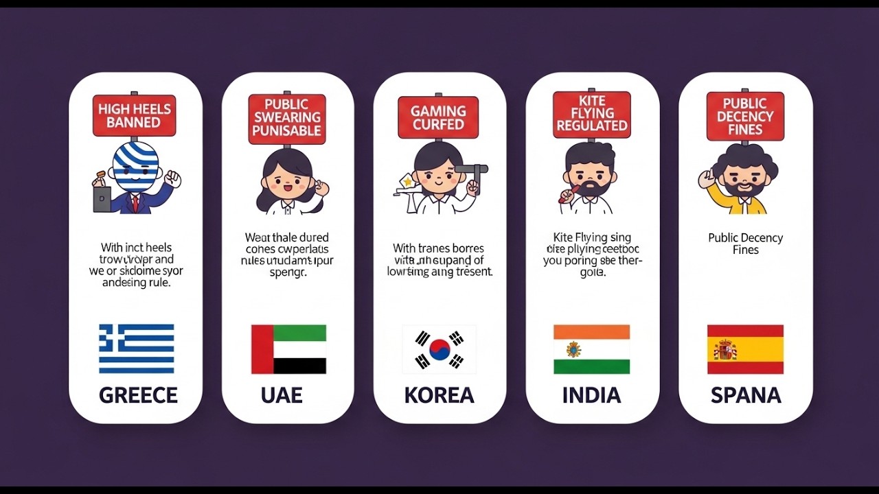 Bizarre Laws You Won’t Believe Still Exist 🌍