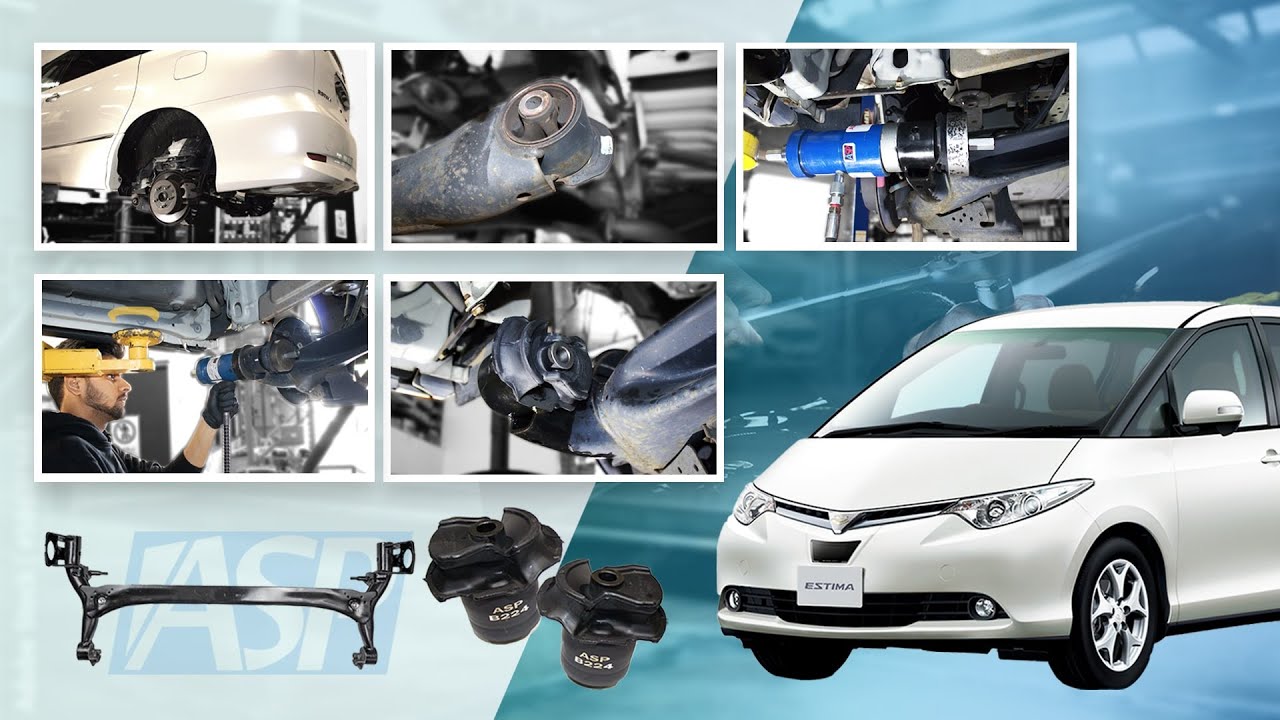 Toyota Estima - Rear Subframe Bushes Replacement
