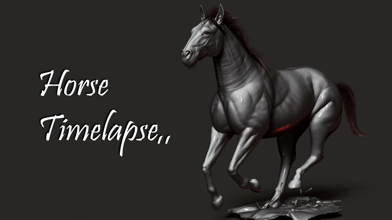 Horse Time-lapse(sculpting)