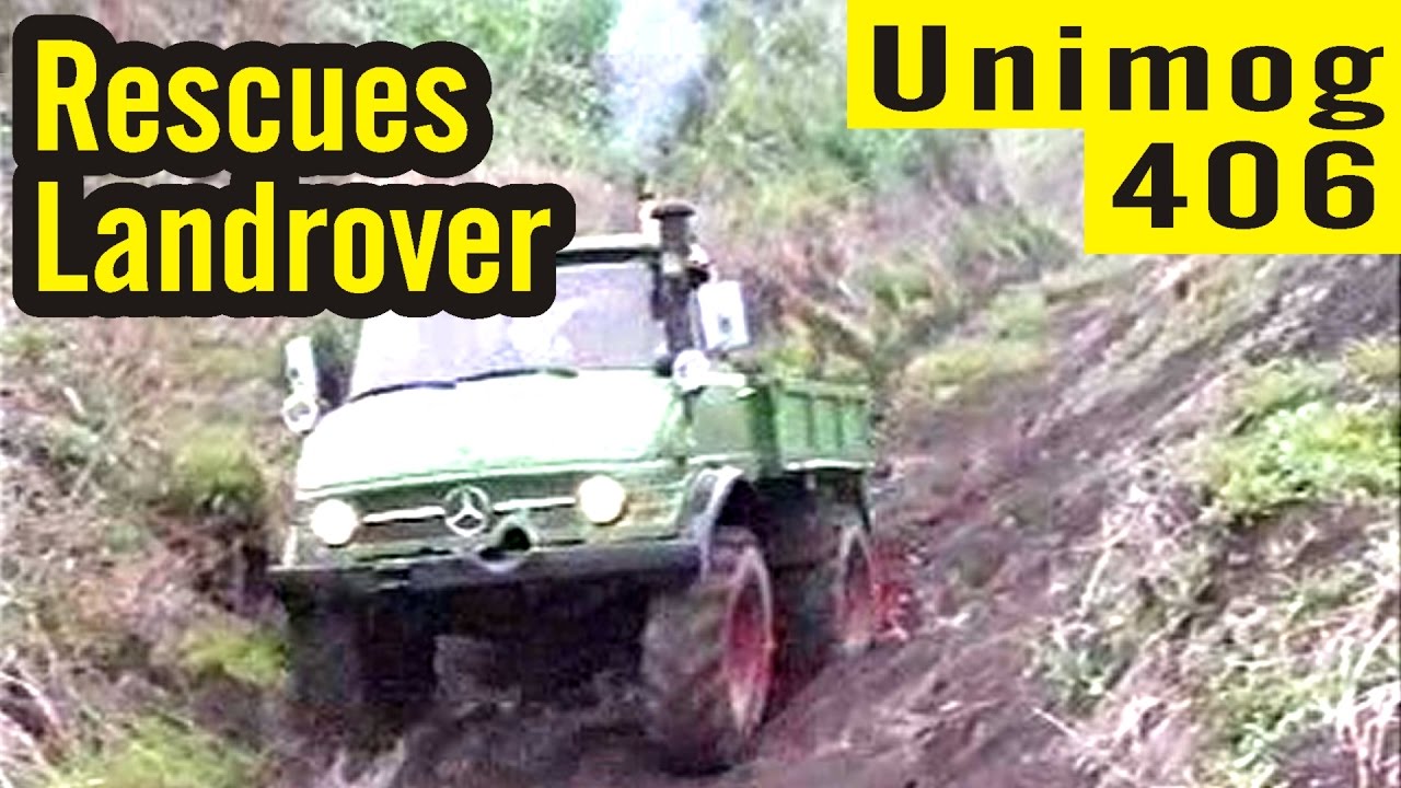 Mercedes Unimog 406 Diesel - Awesome Traction from Deutschland U406 ex bundeswehr motor camping U404