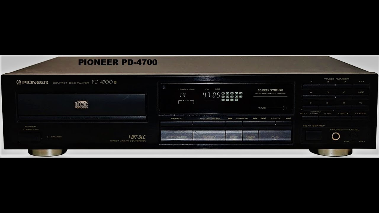 PIONEER PD-4700.Обзор CD плеера.