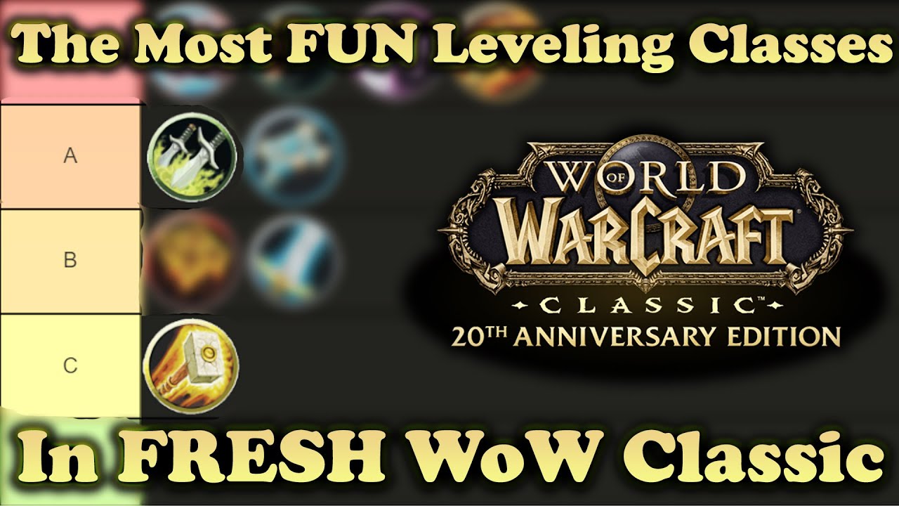 СПИСОК УРОВНЕЙ *ПРОКАЧКИ* ДЛЯ СВЕЖЕГО WoW Classic | Какие классы интереснее всего прокачивать?