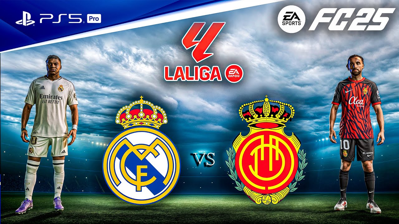 FC 25 - Real Madrid vs. Mallorca | La liga 24/25 Full Match | PS5™ Pro [4K60]