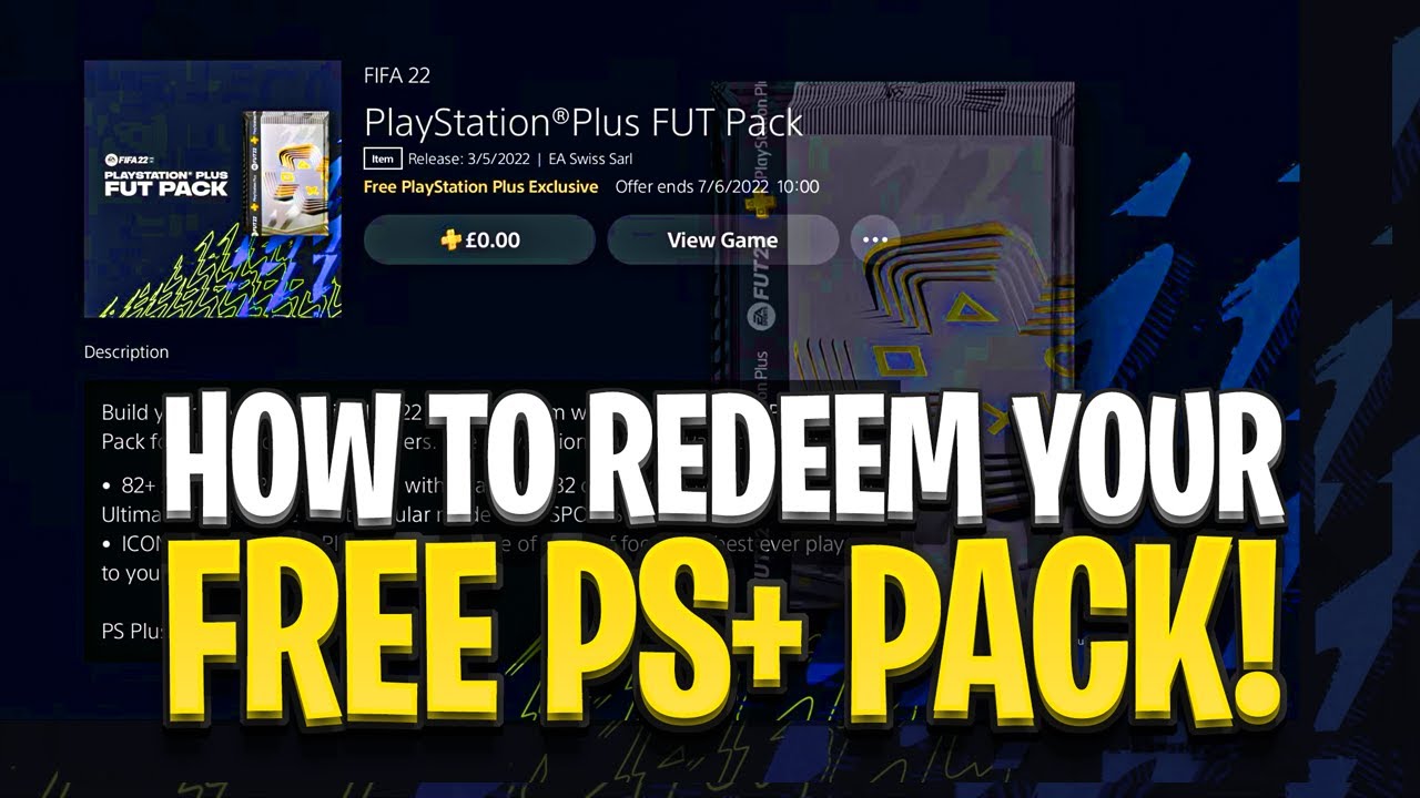 How To Get Fifa 22 & The PlayStation Plus Pack For FREE!! - Fifa 22