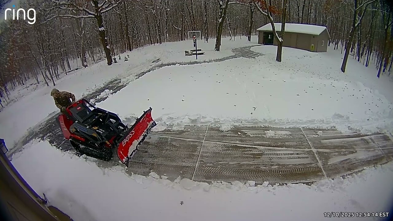 Toro Dingo Turbo Diesel plowing snow Clarkston Michigan ..