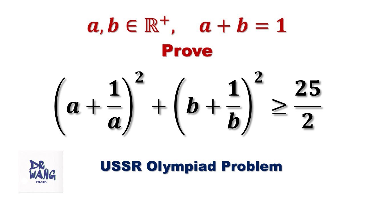 Can you prove this inequality? | Moscow Mathematical Olympiad Problem