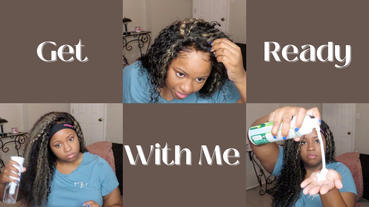 GRWM Date Night | New Curly Colored Wig