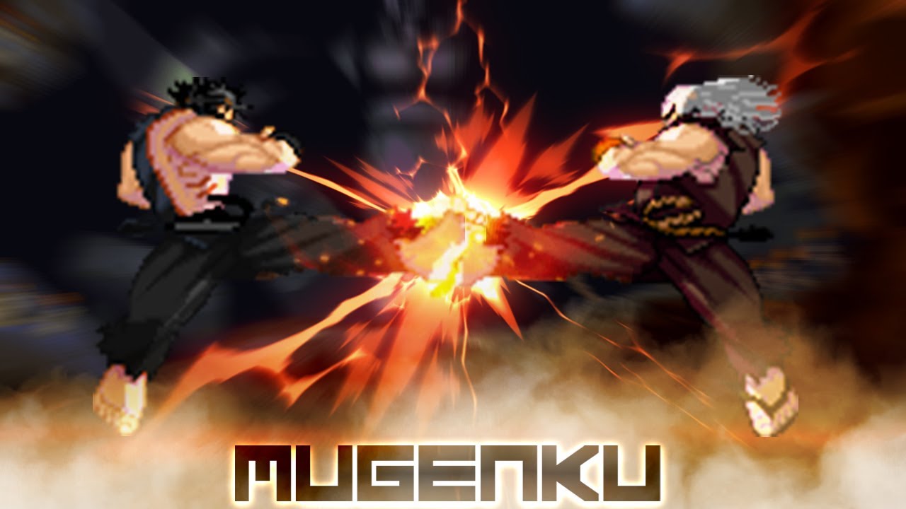 Ryuuken vs Master Gouken. Street Fighter MUGEN